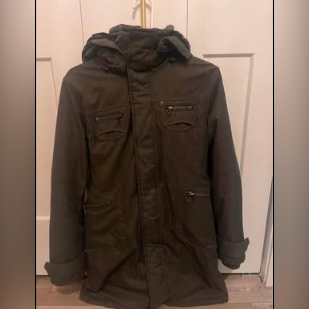 TNA dark gray warm winter coat